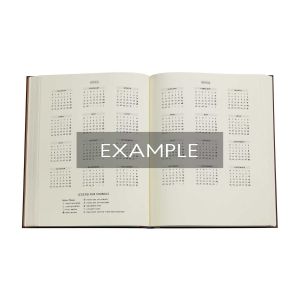 Paperblanks Планер Inkblot, Midi, Verso, твърда корица, 80 листа, за 2025 година