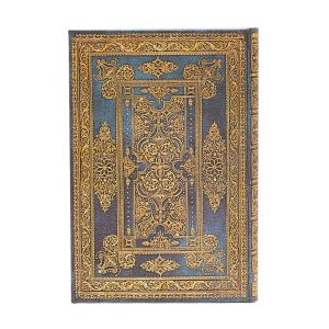 Paperblanks Планер Blue Luxe, Mini, Verso, твърда корица, 80 листа, за 2025 година
