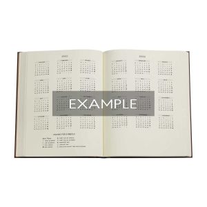 Paperblanks Планер Blue Luxe, Mini, Verso, твърда корица, 80 листа, за 2025 година