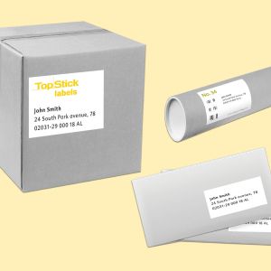 Top Stick Самозалепващи се етикети, A4, 52.5 х 21.2 mm, 56 броя, 100 листа