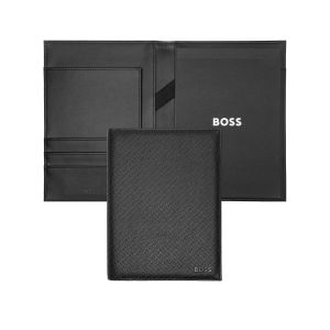 Hugo Boss Папка Monogram, A5, черна