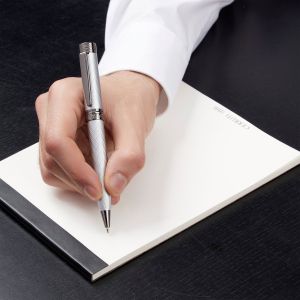 Cerruti 1881 Химикалка Zoom Diamond, в кутия, хром