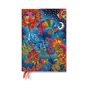 Paperblanks Планер Celestial Magic, Midi, хоризонтален, твърда корица, 104 листа, за 2025-2026 година