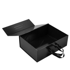 Office 1 Кутия Handle, сгъваема, 38 х 28 х 13.5 cm, с дръжки, черна