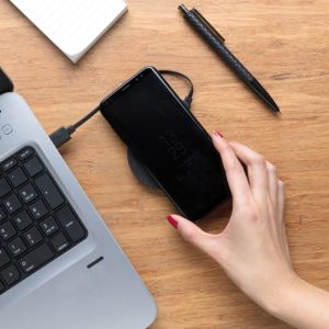 XD Безжично зарядно, 5 W, черно