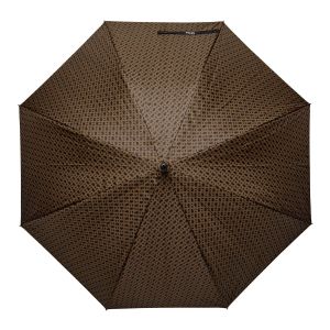 Hugo Boss Чадър Monogramme, бледокафяв