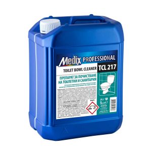 Препарат за почистване на тоалетни и санитария Medix Professional, TCL 217, 5 L