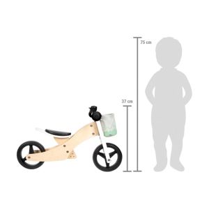Small Foot Велосипед-триколка, 4 в 1, дървен, 64 х 42 х 37 cm