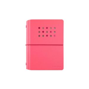 Sworld Тефтер ME, А7, с 6 ринга, ластик, бели листове, 40 листа, червен