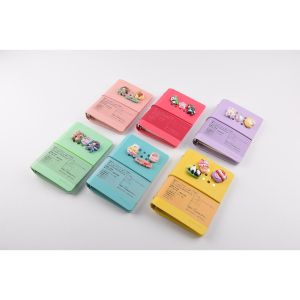 Sworld Тефтер ME, А7, с 6 ринга, ластик, бели листове, 40 листа, червен