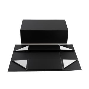 Office 1 Кутия Colorful, с магнитно затваряне, сгъваема, 35 х 20.5 х 11.3 cm, черна