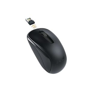Мишка Genius NX-7005, безжична, USB, 3 бутона, AA, черна