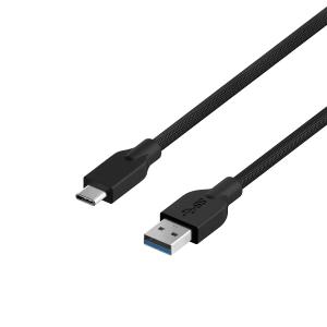 Кабел за бързо зареждане Genius ACC-A2CC, USB Type-A към USB Type-C, 150 cm, черен