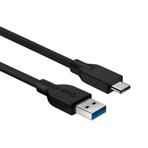 Кабел за бързо зареждане Genius ACC-A2CC, USB Type-A към USB Type-C, 150 cm, черен