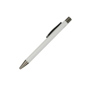 Office 1 Химикалка Real, рециклиран алуминий, бяла