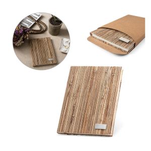 Тефтер Neruda, A5, от естествени сламени влакна, 96 листа