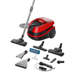 Bosch Перяща прахосмукачка BWD421PET, 2100 W, червена