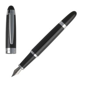 Hugo Boss Писалка Icon, в кутия, черно-сива