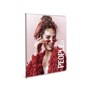 Gipta Тетрадка People, А4, бяла хартия, малки квадратчета, 60 листа