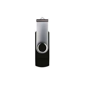 Office 1 USB флаш памет Swivel, USB 3.0, 16 GB, Type-C OTG, черна
