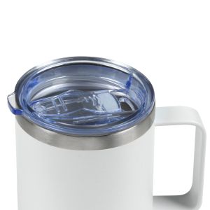 Office 1 Термочаша Heat, метална, 350 ml, бяла