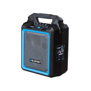Тонколона Blaupunkt MB06, караоке, с Bluetooth, FM радио, USB/SD/AUX, 500 W, с 1 кабелен микрофон, черна
