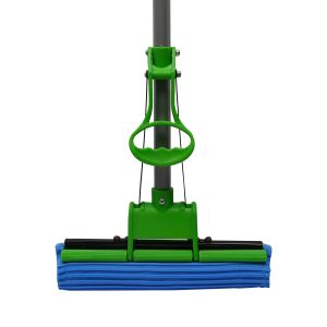 Моп Top Office Single Roller, PVA, гъба 27 cm, дръжка 115 cm