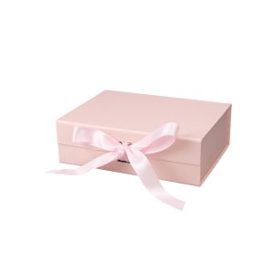 Office 1 Кутия Gift Box, с магнитно затваряне, сгъваема, 33 х 27 х 12 cm, розова