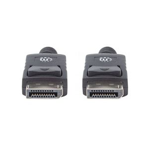 Кабел Manhattan DisplayPort Male/DisplayPort Male, 2 m, черен