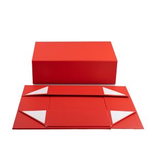 Office 1 Кутия Colorful, с магнитно затваряне, сгъваема, 35 х 20.5 х 11.3 cm, червена