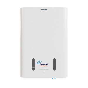 Диспенсър за кърпи за ръце Papernet Highfast, антибактериален, бял, 42 х 14.6 х 63 cm