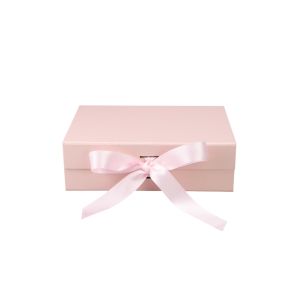 Office 1 Кутия Gift Box, с магнитно затваряне, сгъваема, 24 х 18 х 7.8 cm, розова