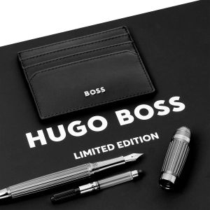 Hugo Boss Писалка Arc Futurist, в кутия, сива