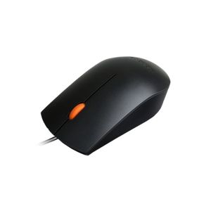 Мишка Lenovo 300, с кабел, 1600 dpi, USB, черна