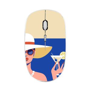 Комплект мишка TNB и пад Exclusiv Cocktail, USB Type-A, 3 бутона