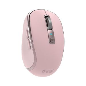 Мишка Yenkee YMS 2085PK, безжична, 2400 dpi, USB, 6 бутона, Li-Polymer, розова