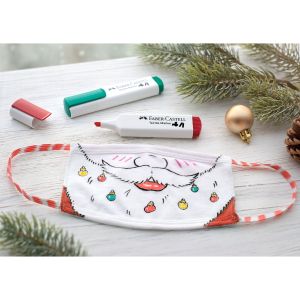 Faber-Castell Маркер за текстил, червен