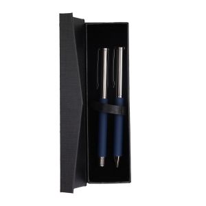 Office 1 Комплект химикалка и ролер Grace, метални, сини