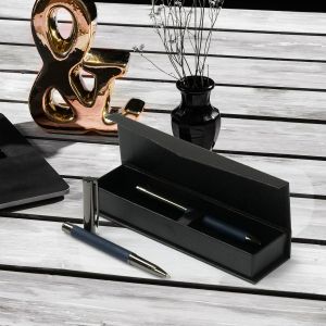 Office 1 Комплект химикалка и ролер Grace, метални, сини