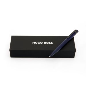 Hugo Boss Химикалка Loop, в кутия, синя
