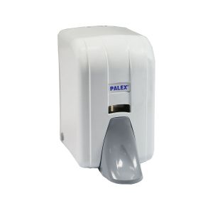 Диспенсър за течен сапун Palex Medical, 600 ml, бял, abs, 10.6 x 14.5 x 23.7 cm