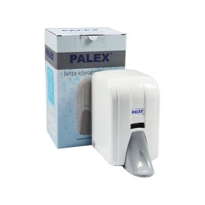 Диспенсър за течен сапун Palex Medical, 600 ml, бял, abs, 10.6 x 14.5 x 23.7 cm