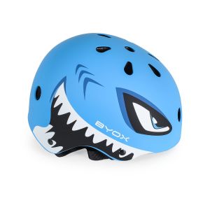 Byox Каска Акула, синя, размер S, 48-54 cm