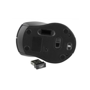 Мишка TNB Miny, безжична, USB, 3 бутона, сива