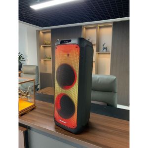 Тонколона Blaupunkt PB10DB, FM радио, USB/SD/AUX, 1000 W, с 2 бежични микрофона