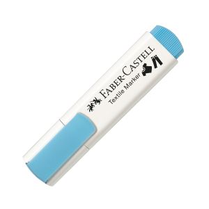 Faber-Castell Маркер за текстил, светлосин