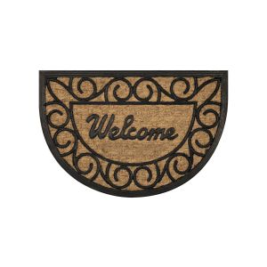 Изтривалка Olivo Half Moon, кокос и гума, 40 х 60 cm, асорти