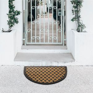 Изтривалка Olivo Half Moon, кокос и гума, 40 х 60 cm, асорти