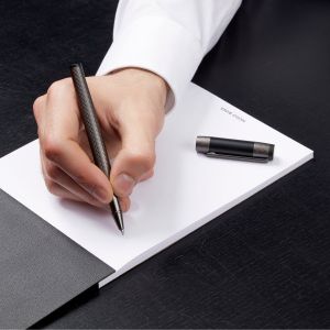 Hugo Boss Ролер Rive, в кутия, хром