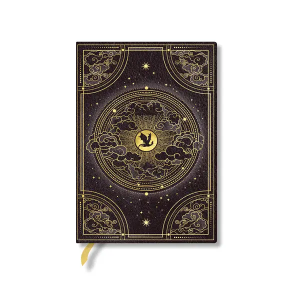 Paperblanks Тефтер Shadows of Navarre, Midi, широки редове, твърда корица, 72 листа